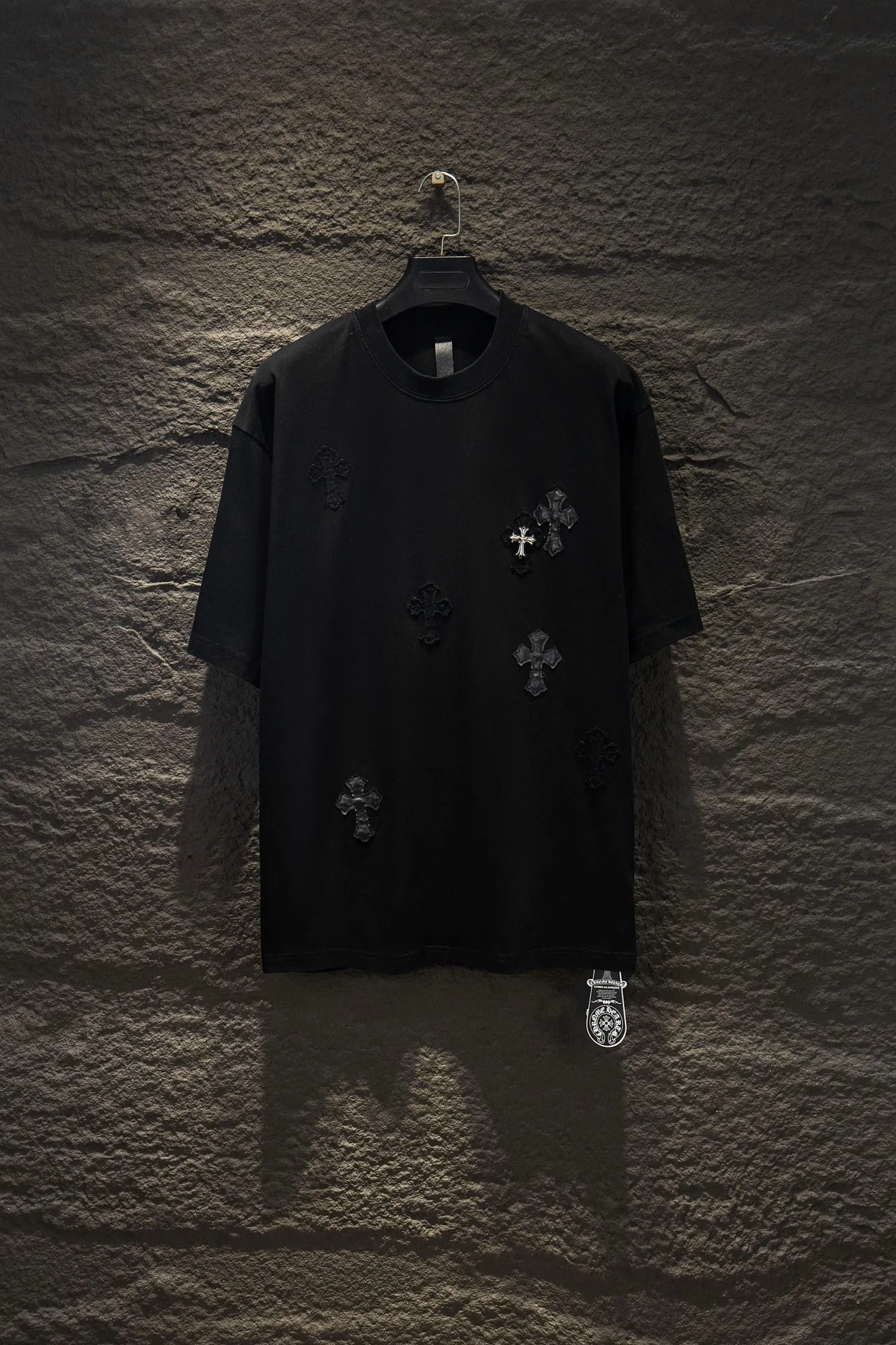 ：7293# 🆕Chrome hearts os ， nice✔️ ⚠️100% 32 ， ， ， ！！ ， ！ # 2 ， ； 。 oversize ， ！ ， ！ “ ” 💏 :Black White Size:S M L XL